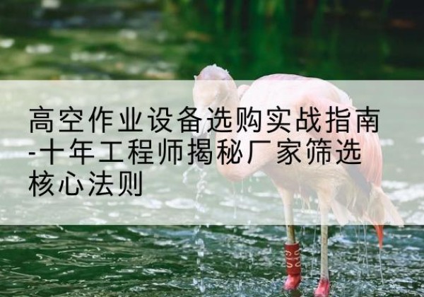峨边剪叉式升降机厂家-高空作业设备选购实战指南-十年工程师揭秘厂家筛选核心法则